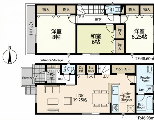 豊田市明和町 第6 1号棟 新築戸建 豊田市明和町 第6 1号棟 新築戸建
