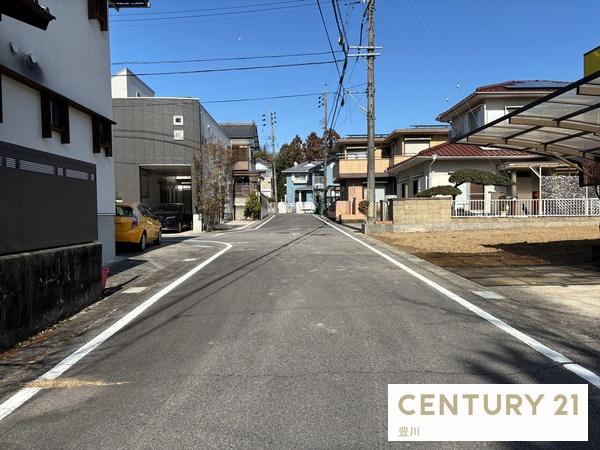 豊田市松平志賀町　前面道路
