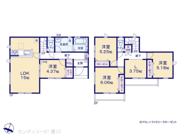 豊田市永覚新町3丁目 新築戸建 1号棟