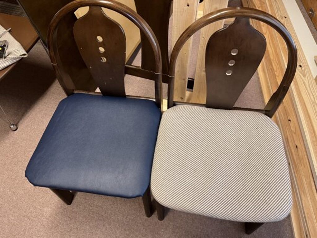 約500円程度　ダイニングチェアー座面張替え　DIY
