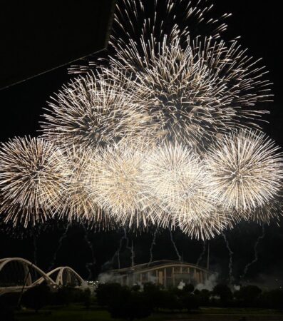 豊田市おいでん花火（2024年7月撮影）