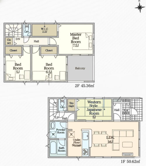 豊田市上丘町定林 2号棟 新築戸建 豊田市上丘町定林 2号棟 新築戸建