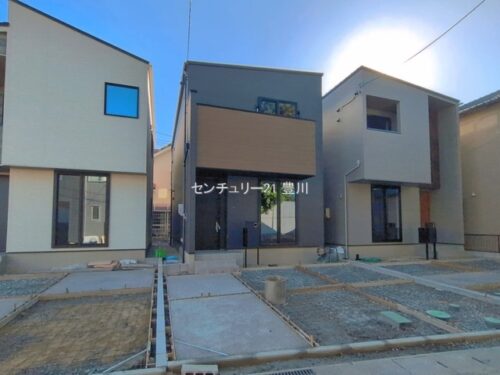 岡崎市筒針町字池田 全3棟 B棟 新築戸建