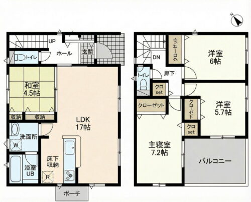 豊田市千足町10丁目 第6 4号棟 新築戸建 豊田市千足町10丁目 第6 4号棟 新築戸建